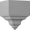 Ekena Millwork 3 1/8"P x 3 1/8"W x 7 3/4"H, Outside Corner for Moulding Profiles Less than 3 1/8"P and 3 7/8"H MOC03X03BI - alternate 1